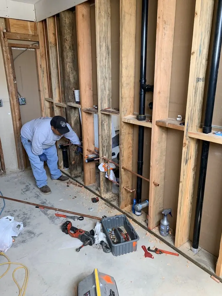Commercial rough-in plumbing for Gas Line Repair in Charles City